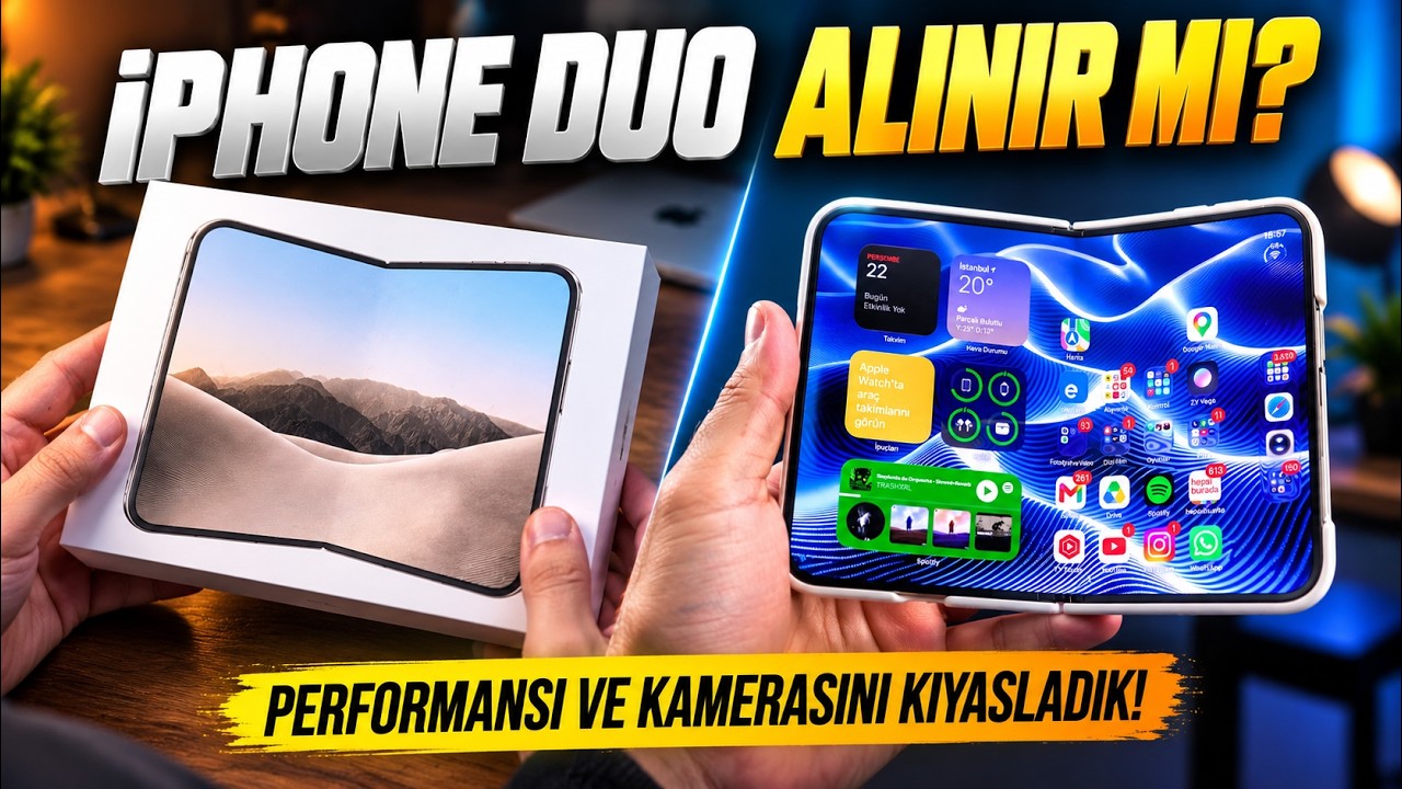 Apple iPhone Duo Açılışı: 5.4‑7.6 inç Telefon, 18 Pro ile Kıyaslama