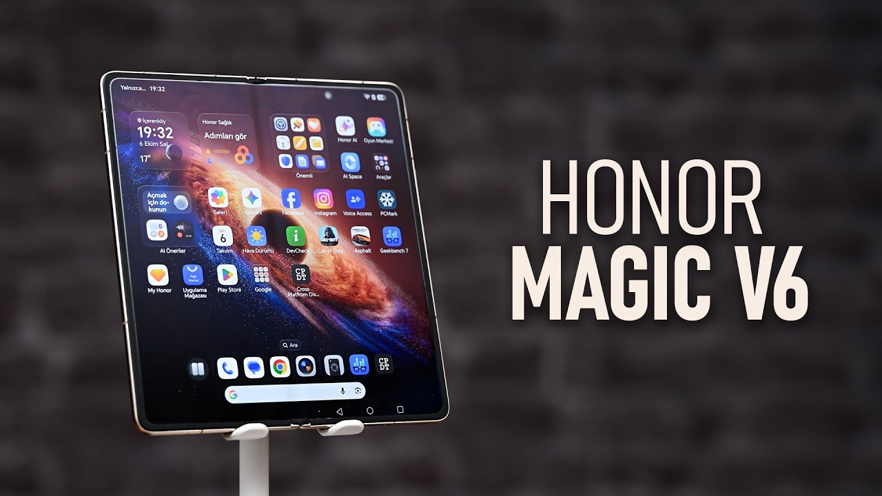 HONOR Magic V6 Katlanabilir mi? İnce, Dayanıklı ve 6600mAh Pili!