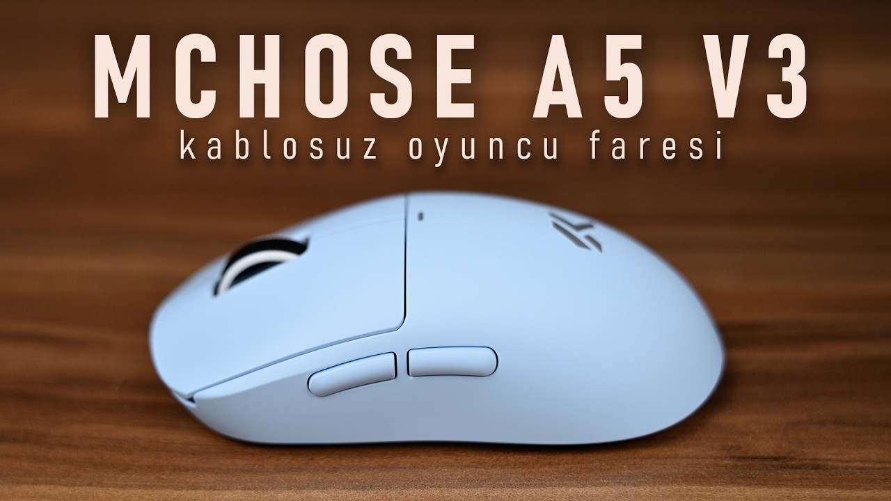 MCHOSE A5 v3 56 Gram Hızlı Kablosuz Oyuncu Faresi – 2026 İncelemesi