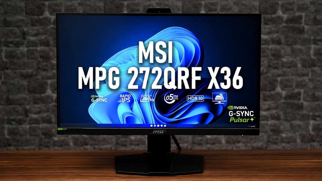 MSI MPG 272QRF X36 G-Sync Pulsar: 360Hz ve Sıfır Bulanık!