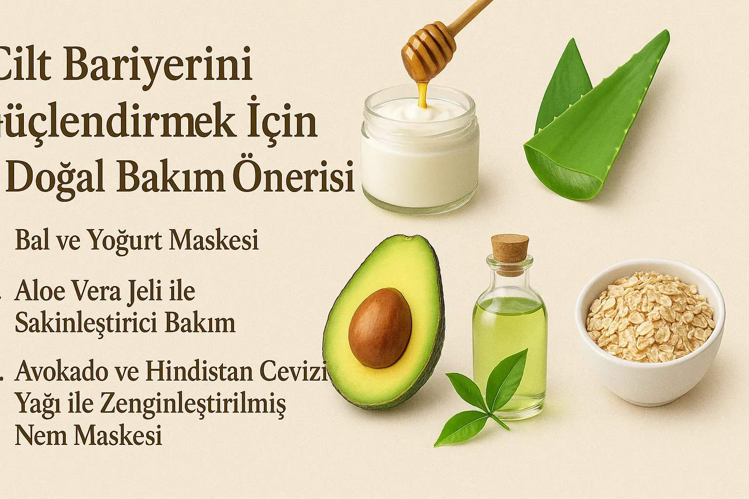 Cilt Bariyerini Güçlendirmek İçin 5 Doğal Bakım Önerisi