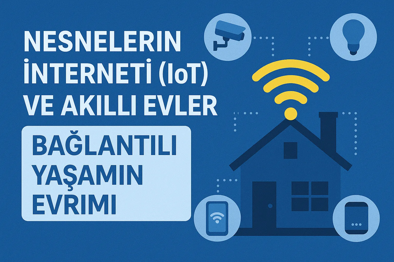 Nesnelerin İnterneti (IoT) ve Akıllı Evler: Bağlantılı Yaşamın Evrimi.