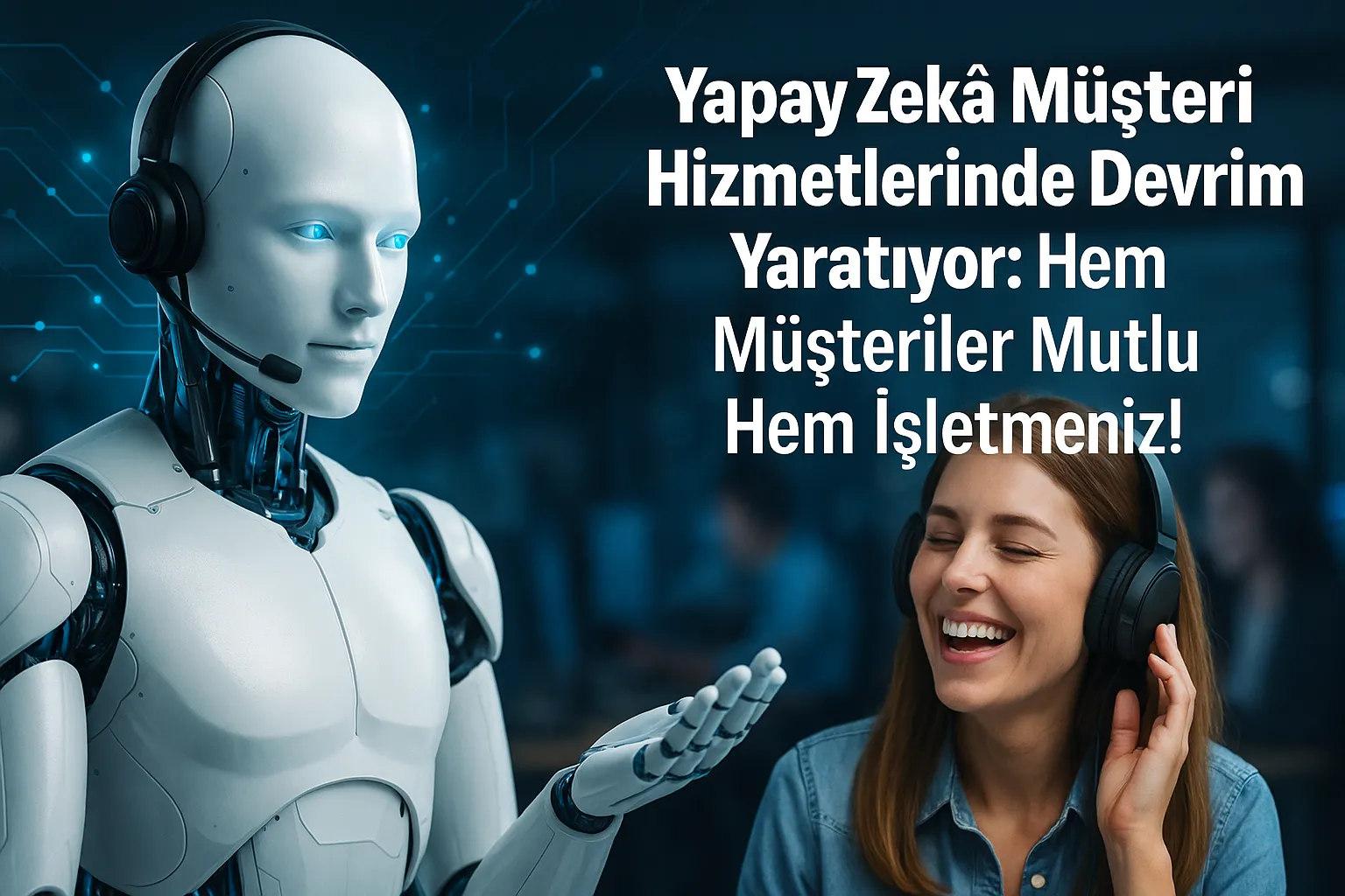 Yapay Zekâ Müşteri Hizmetlerinde Devrim Yaratıyor: Hem Müşteriler Mutlu Hem İşletmeniz! (2025 Güncel Bakış)