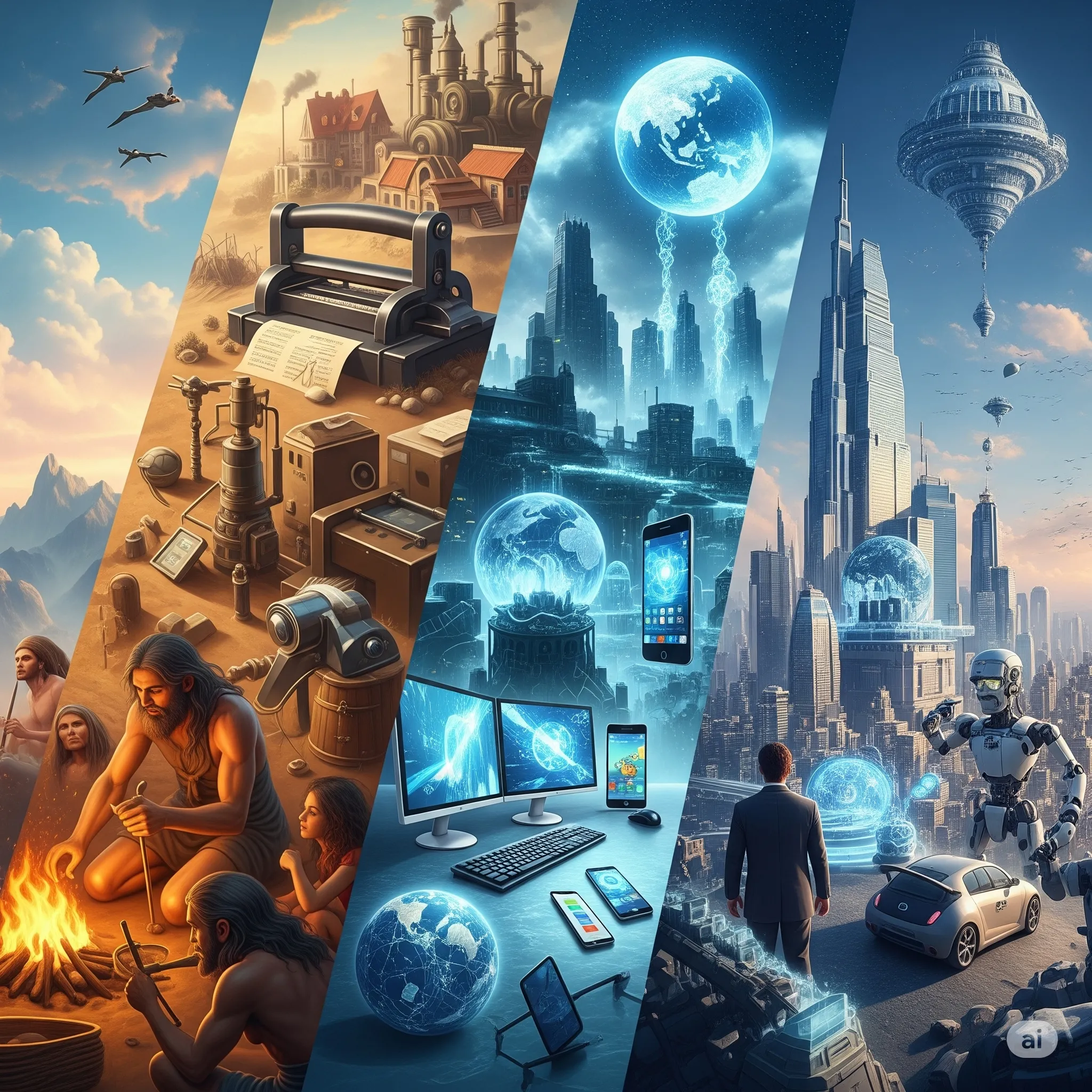 Yüzyıllar Boyunca Teknoloji: İnsanlığın Dönüşen Yolculuğu