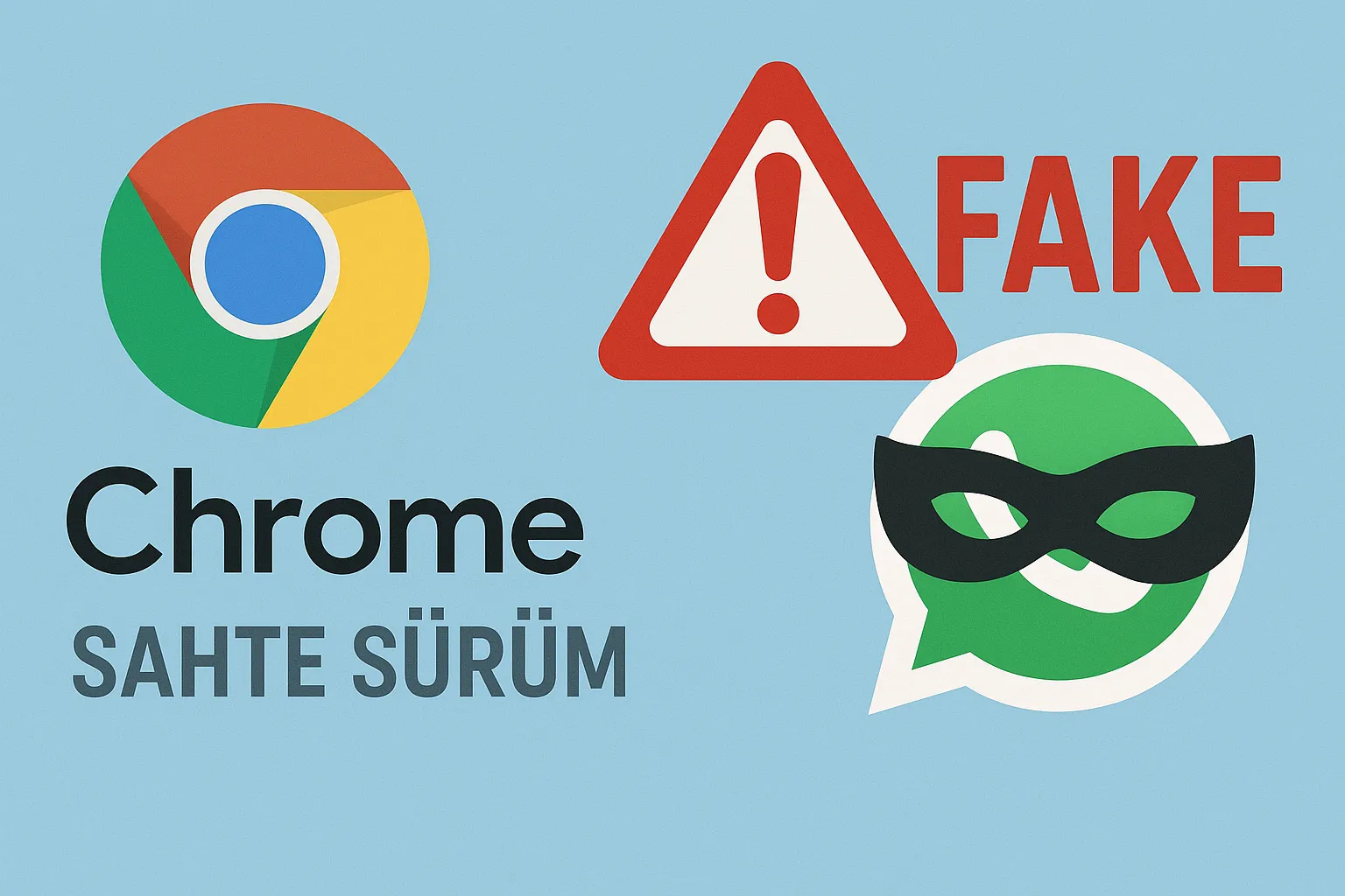 Sakın Tıklamayın! Sahte Chrome ve WhatsApp Sürümleri Tehlike Saçıyor!