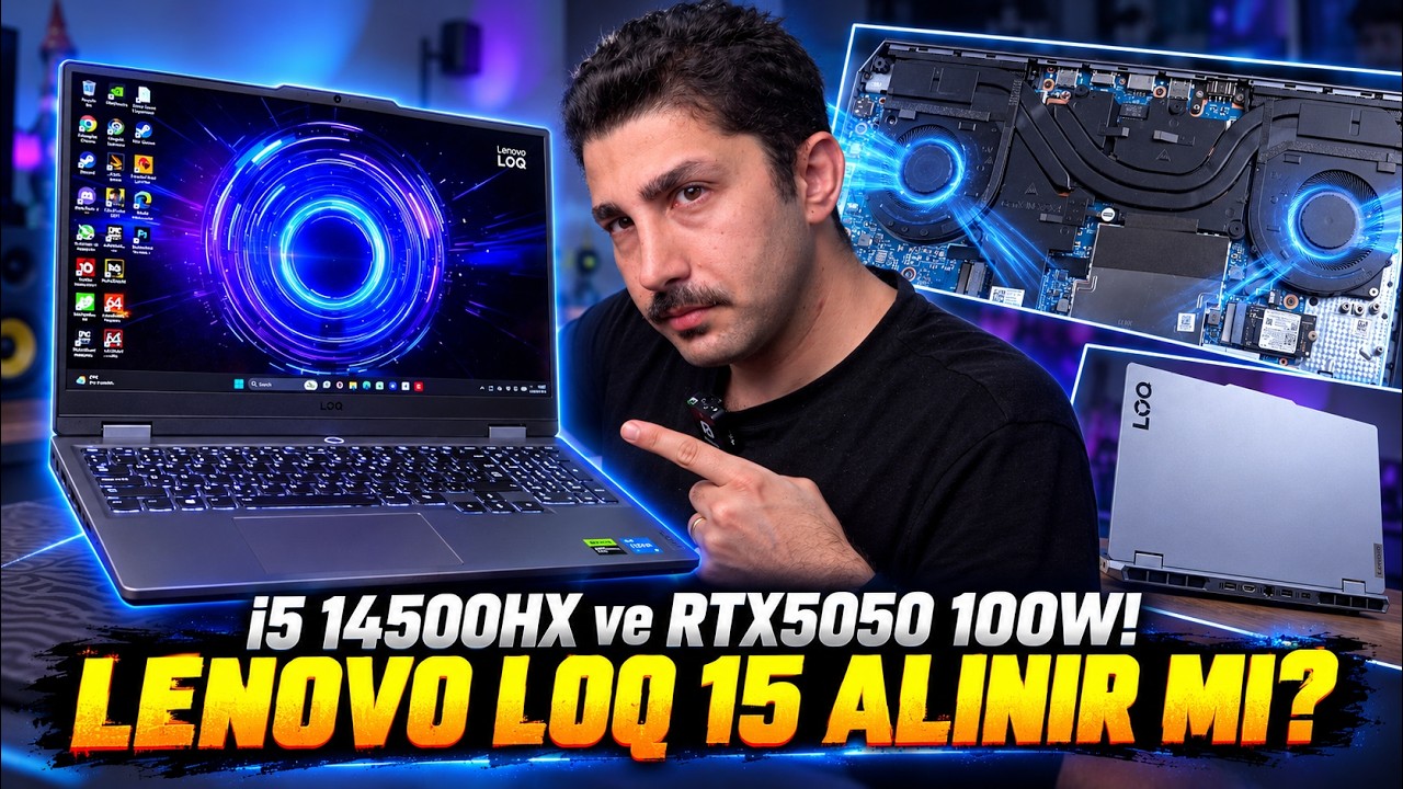RTX5050'nin performansı nasıl, yeterli mi? ''Lenovo LOQ 15''