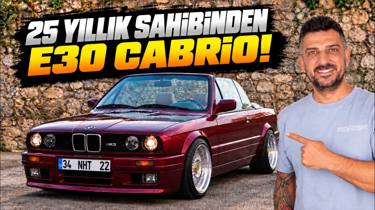 Sıfır Kondisyonda BMW E30 325 Cabrio: Zaman Makinesi!