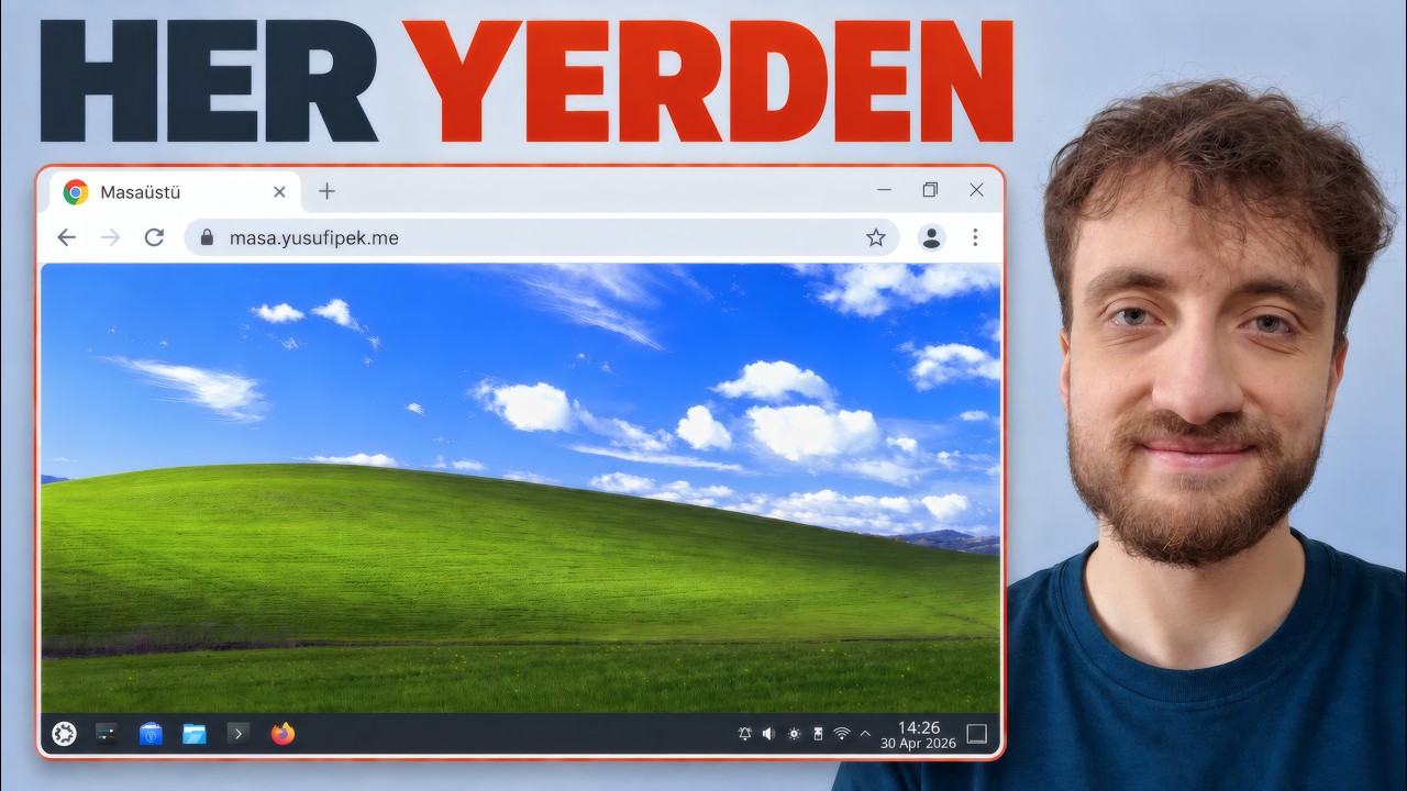Tarayıcıdan Açılan Bir Bilgisayar Kurdum