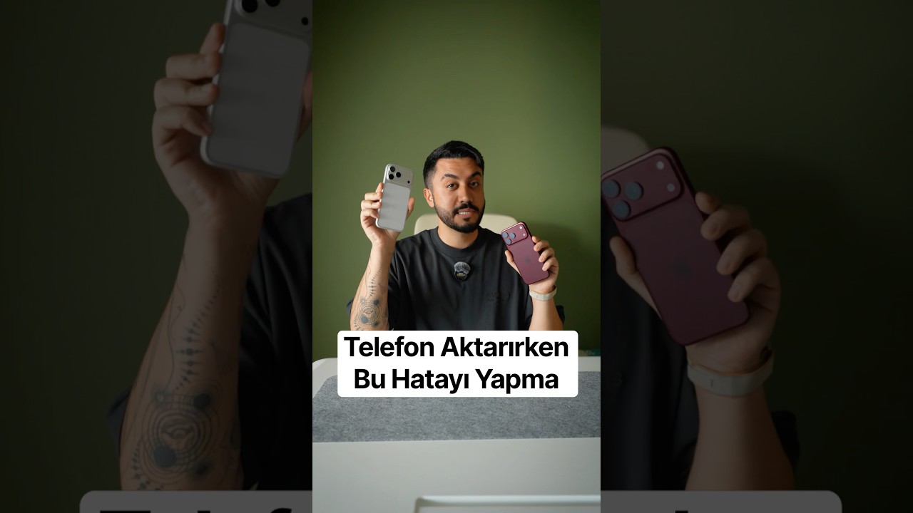 Telefon Aktarırken Bu Hatayı Yapma 👌