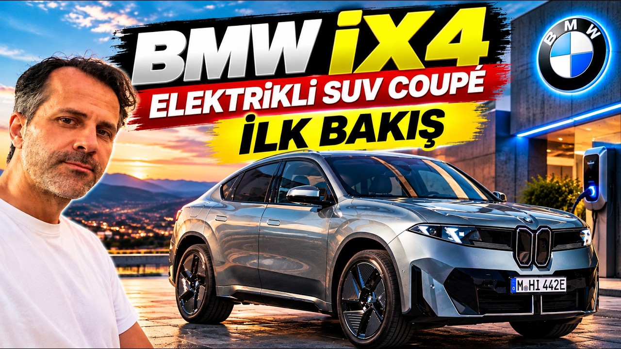 Yeni BMW iX4 2027 İlk Bakış! Elektrikli SUV Coupé | Menzil, Özellikler